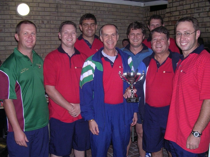 Discovery, A Pool champions, at the 2005/06 prize-giving.