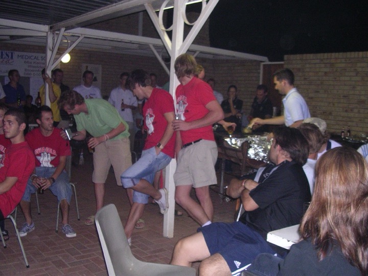 The silverware at the 2007 closing function.
